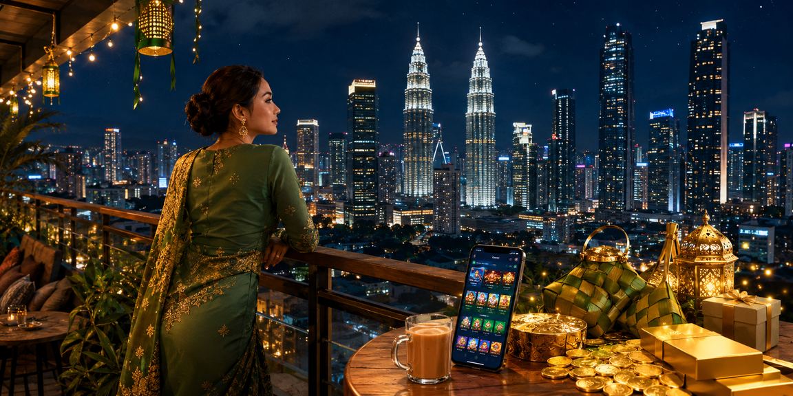 Pemain di Kuala Lumpur mengakses pertaruhan sukan p4r semasa Hari Raya